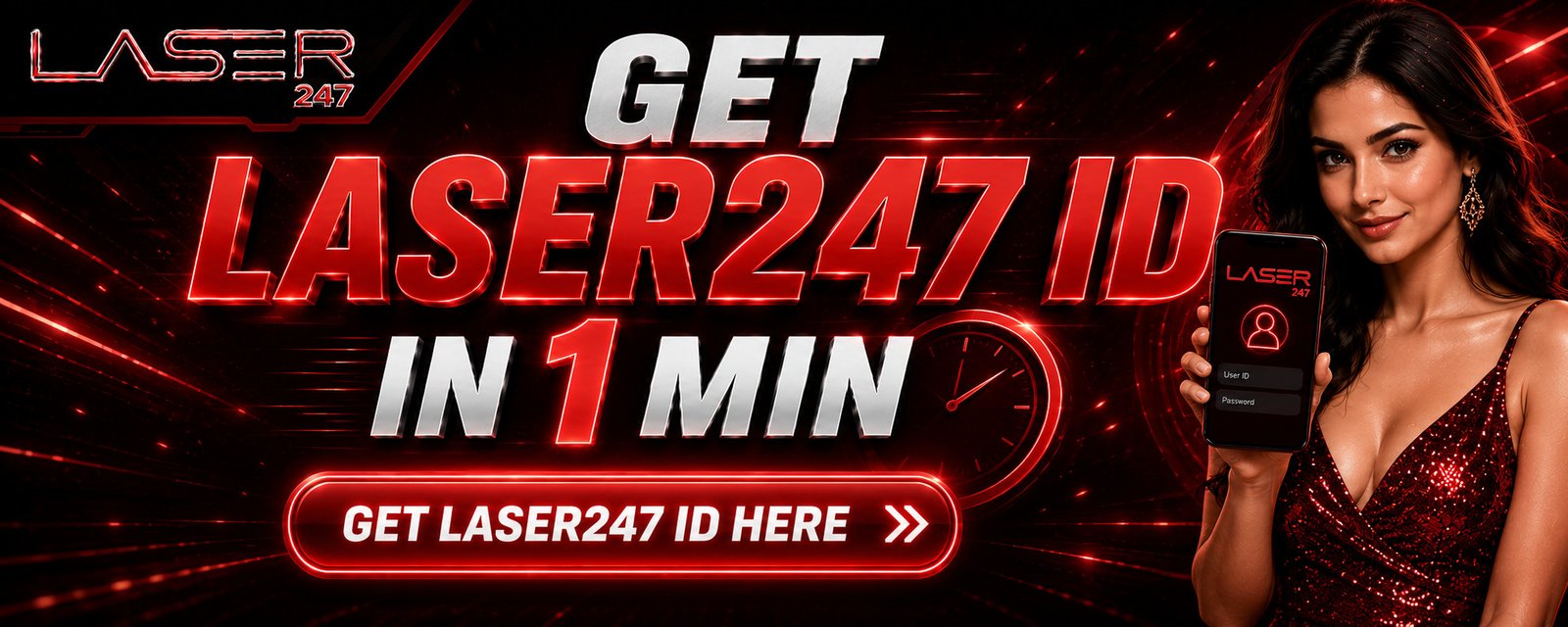 Get Laser247 ID in 1 Min